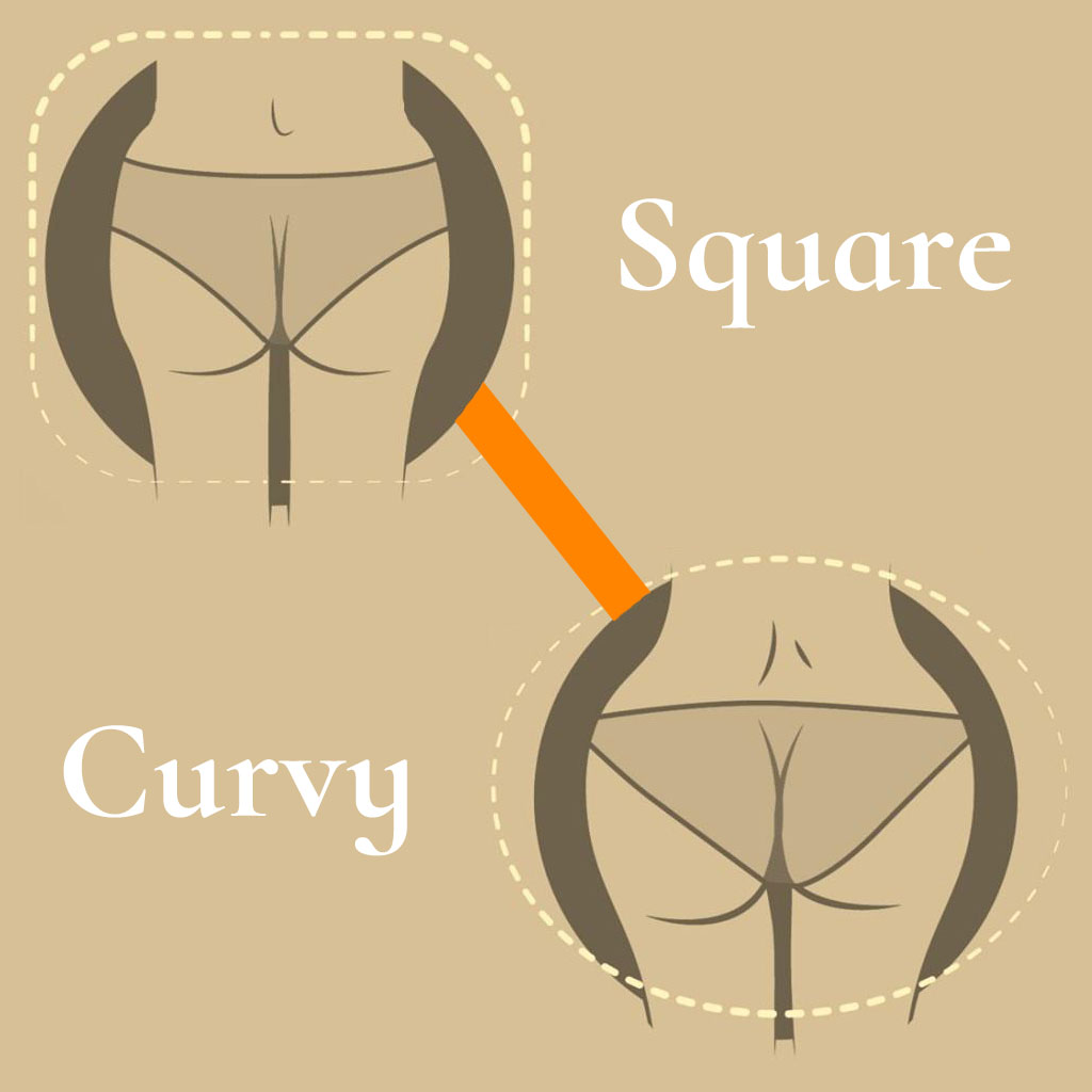 Transform Square Butt into Curvy Butt
